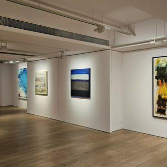 Chinyee, Vibrant echoes: Chinyee’s 60-year retrospective, exhibition view. Courtesy of Alisan Fine Arts