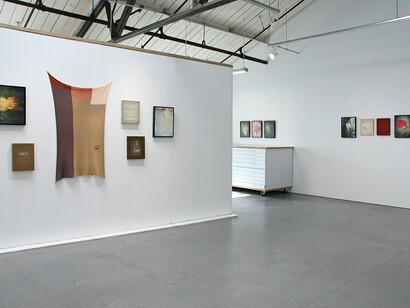 Brigitte Carnochan, Fiber and light, exhibition view. Courtesy of Themes+Projects