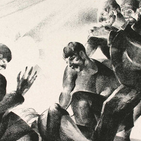 Percy Albee, Street accident, circa 1931 – 1932. Courtesy of Norton Museum of Art