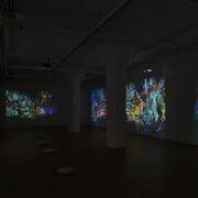 Wang Chen, Touching red, exhibition view. Courtesy of Arario Gallery