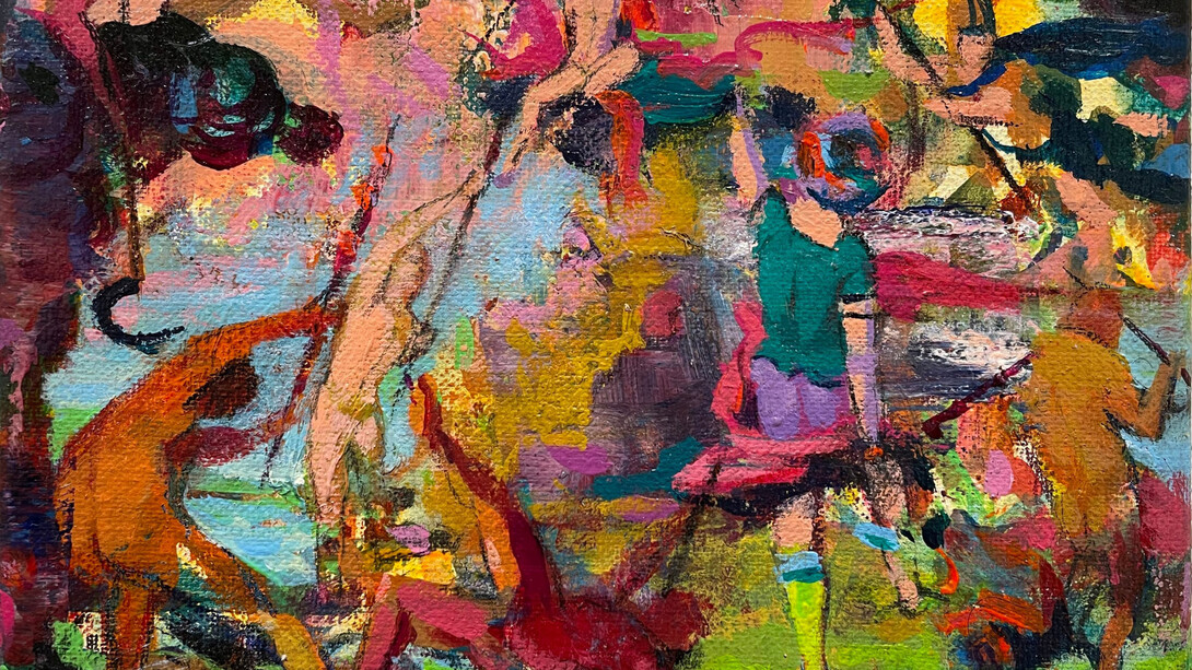 Paul Sattler, After wtewael's "Battle of the Gods" (1608) (detail). Courtesy of Momentum Gallery