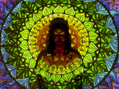 The mandala symbolizes the Self. Its circular, symmetrical design represents wholeness, unity, and the integration of conscious and unconscious aspects of the psyche