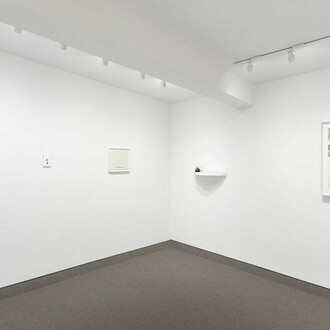 Liliana Porter and Douglas Huebler, exhibition view. Courtesy of Krakow Witkin Gallery