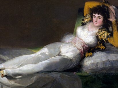 La maja vestida, 1800–1805, óleo sobre lienzo, Museo del Prado, Madrid, España
