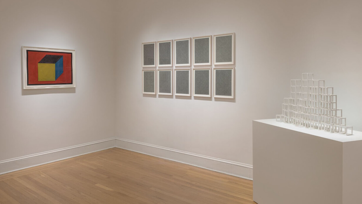 Phong H. Bui and Sol LeWitt, exhibition view. Courtesy of Craig Starr Gallery