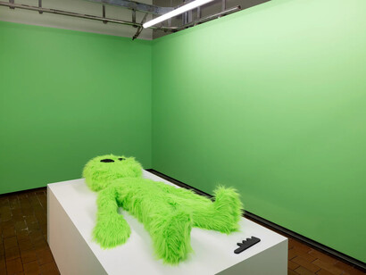 Misaki Kawai, Cosmic traveler, exhibition view. Courtesy of V1 Gallery