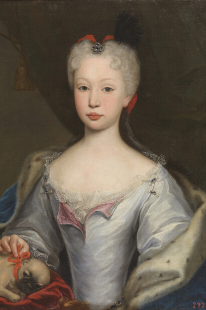 Domenico Duprà, Queen Barbara of Portugal (detail), 1725. Courtesy of Museo Nacional del Prado