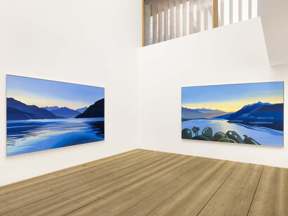 Thomas Huber, veduta della mostra. Cortesia di Galleria Monica De Cardenas