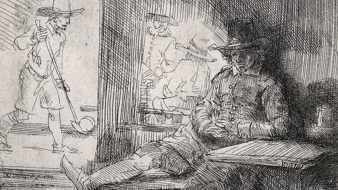Rembrandt, The braceman, 1654. Courtesy of Museum Het Rembrandthuis