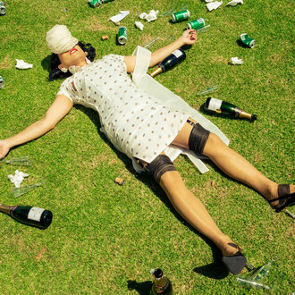 Scotty So, Passed out on the grass (detail), 2026. Courtesy of MARS