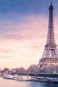 The Eiffel Tower in Paris, France, set to host the 2024 Olympics