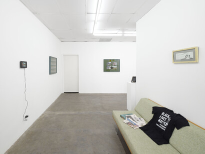 Chris Kraus and Juliana Halpert, Civil commitment, exhibition view. Courtesy of Bel Ami Gallery