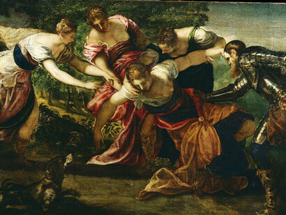 Jacopo Robusti, Tintoretto (1519-1594)  
"El regreso de Pompeyo después de la batalla de Farsalia", siglo 16. Museo Herzog Antón Ulrich, Braunschweig, Alemania