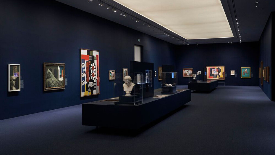 Picasso memoria y deseo, vista de exhibición. Cortesía del Museo Picasso Málaga