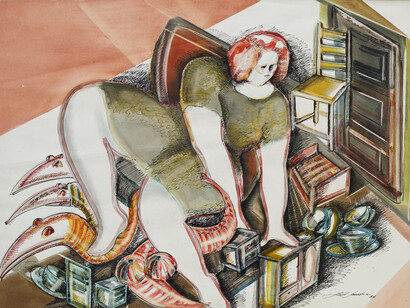 Teca Sandrini, No time to dream, 1984. Courtesy of MON - Museu Oscar Niemeyer
