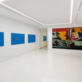 Álvaro Barrios, The multiplication of paintings, exhibition view. Courtesy of Fernando Pradilla Gallery