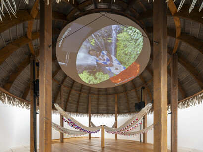 Tabita Rezaire, Des/astres, exhibition view. Courtesy of Fondation Louis Vuitton