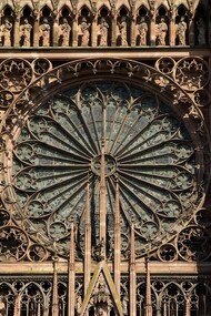 Rosetón de la catedral de Estrasburgo