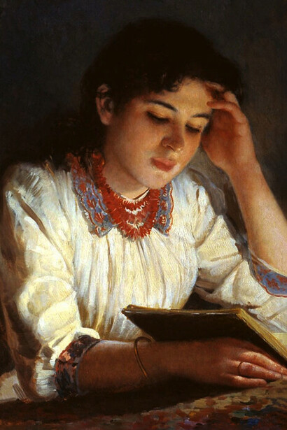 Tony Robert Fluery, Nina leyendo