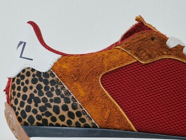 TVL | TheVerticaLine FW2526 Sneaker unisex Marathon con tomaia in suede effetto giungla e mesh tecnico