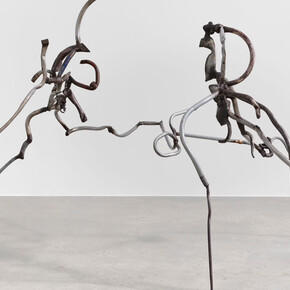 Richard Hunt, Opposed linear forms, 1961. Cortesía del Institute of Contemporary Art