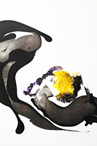 "Voluptas" de Rolando Faba, 2022. Acrílico sobre tela