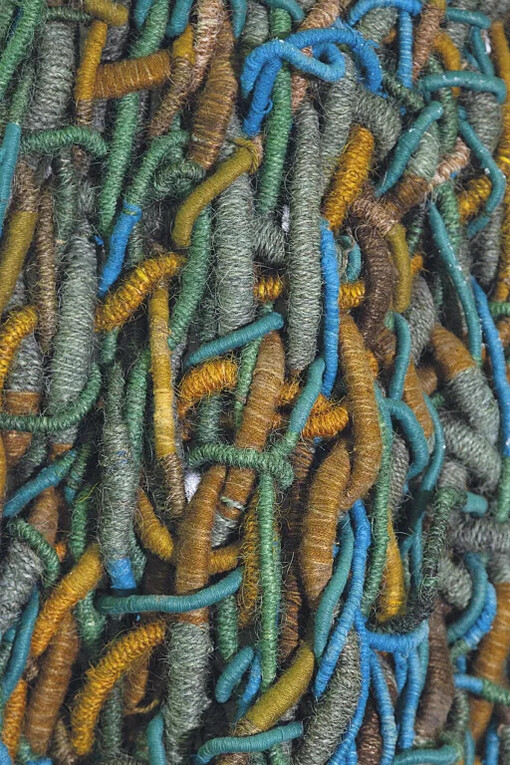 Olga de Amaral, Farallón al ocaso, 1972. Cortesía del MALBA