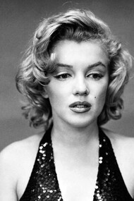 Marilyn Monroe, actriz, cantante y modelo estadounidense, fotografiada por Richard Avedon 