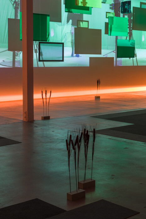 Will Rawls, [siccer], exhibition view. Courtesy of ICA LA