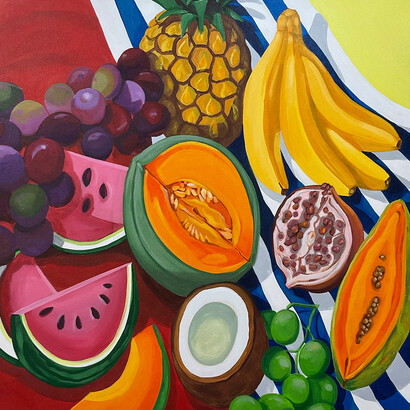 Rémy de Haenen, Mon pique nique tropical, 2025. Courtesy of Space Gallery St Barth