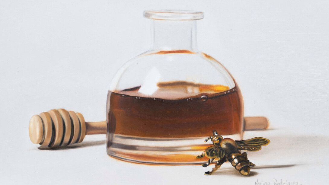 Karina Rodríguez, The golden nectar, 2025. Courtesy of Abend Gallery