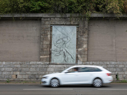 David Přílučík, Thank you for your service, exhibition view. Courtesy of Artwall Galery 