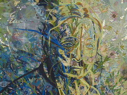 Tammy Nguyen, Madness helps (detail), 2025. Courtesy of Blanton Museum