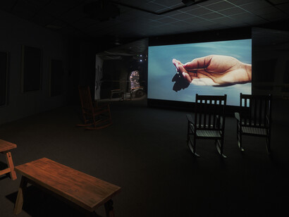 J.J. Anderson, Sometimes I feel like I am almost home, exhibition view. Courtesy of CAAM