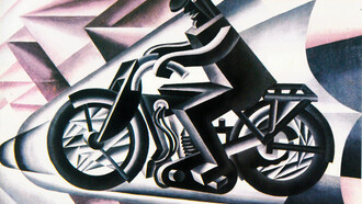 «Motorista, sólido con velocidad» (1927), Fortunato Depero