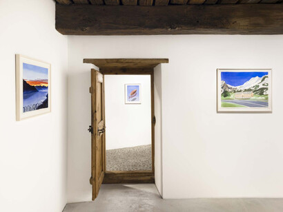 Thomas Huber, veduta della mostra. Cortesia di Galleria Monica De Cardenas