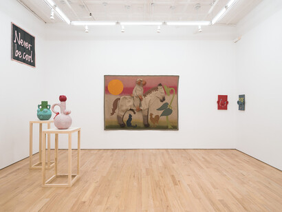 Jonathan Baldock, Friends, exhibition view. Courtesy of Nicelle Beauchene Gallery