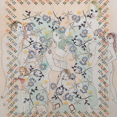 Orly Cogan, Mystery (detail), 2009-2017. Courtesy of Tracey Morgan Gallery