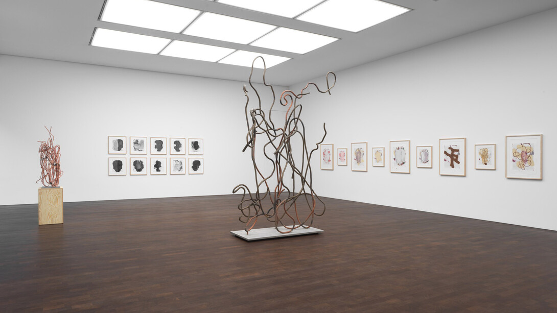 Christopher Wool, exhibition view. Courtesy of Gagosian 