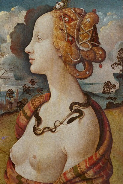 Piero di Cosmo Portrait of Simonetta Vespucci (1490)