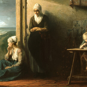 Jozef Israëls, Na de storm (detail), 1858. Courtesy of Stedelijk Museum