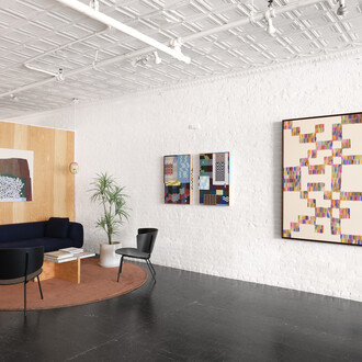 Various artists, And, repeat, exhibition view. Courtesy of Uprise Art