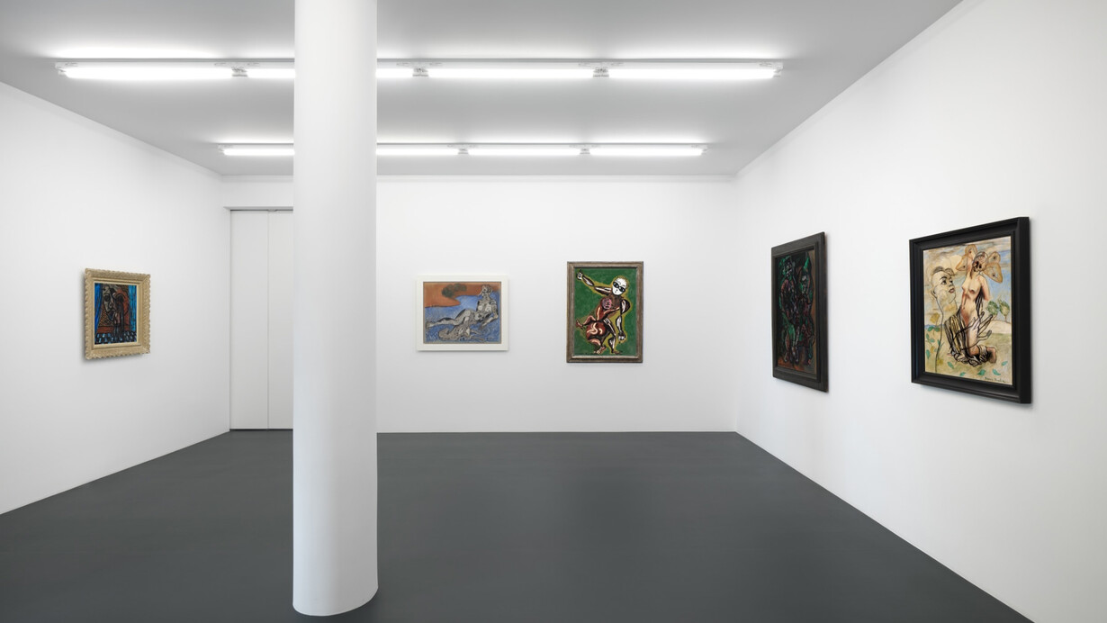 Francis Picabia, Femmes, exhibition view. Courtesy of Michael Werner Gallery