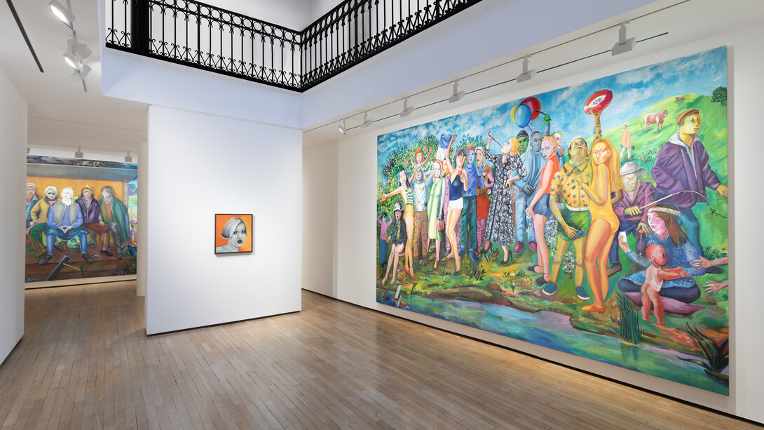 Martial Raysse, Recent works, exhibition view. Courtesy of Templon