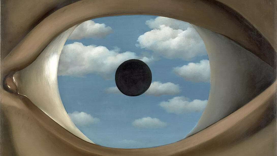 René Magritte, El falso espejo, 1928
