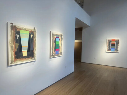 Peter Plagens, New paintings, exhibition view. Courtesy of Nancy Hoffman Gallery 