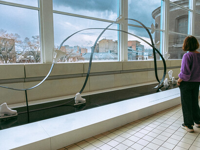 Podium: the strength of sport, exhibition view. Courtesy of La Cité Miroir