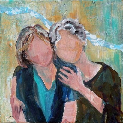 Saundra Lane Galleway, *Mother and Daughter*