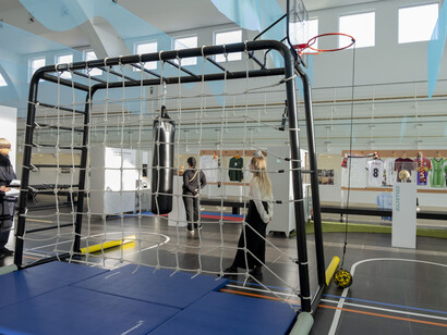 Podium : le pouvoir du sport, vue exposition. Avec l'aimable autorisation de La Cité Miroir