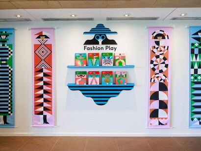 Lesley Barnes and Ross McAuley, Fashion play, exhibition view. Courtesy of Yorkshire Sculpture Park